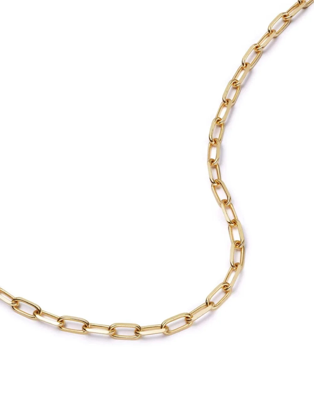 Daisy London Shrimps Chunky Chain Necklace 18ct Gold Plate, view 4