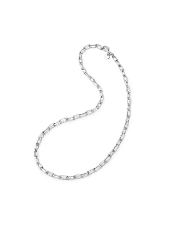 Daisy London Shrimps Chunky Chain Necklace Sterling Silver