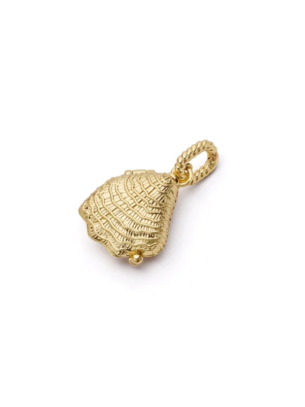 Daisy London Shrimps Shell Locket Charm 18ct Gold Plate