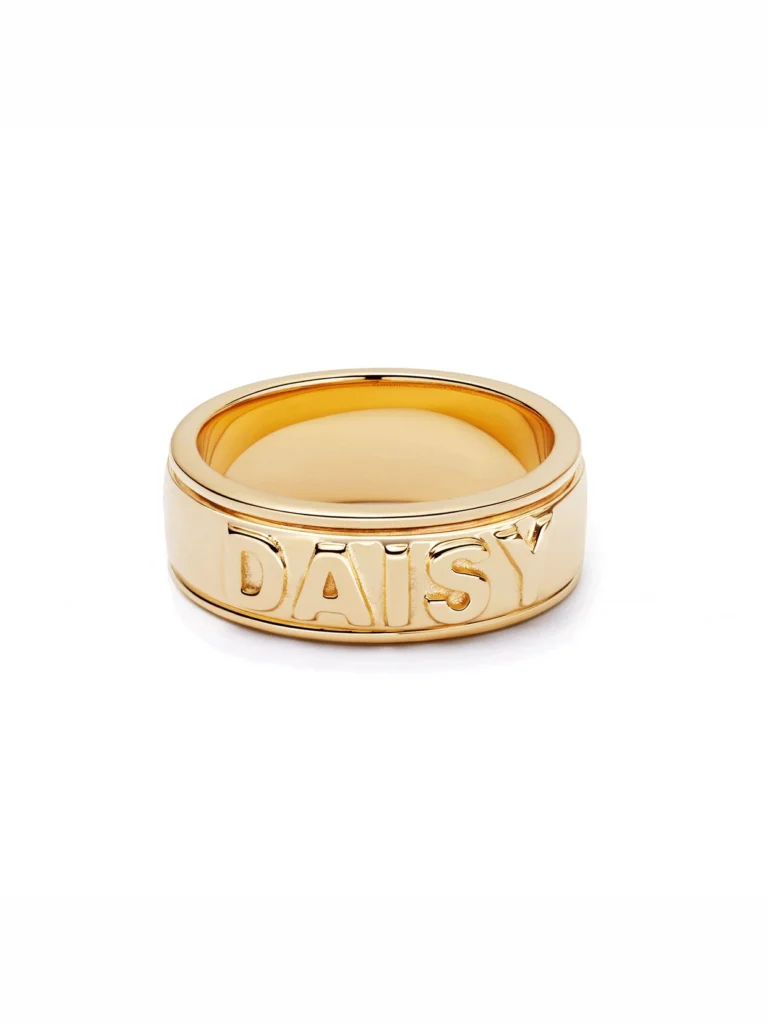 Daisy London Shrimps Spinning Ring 18ct Gold Plate
