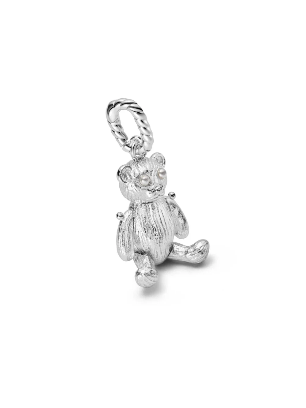 Daisy London Shrimps Teddy Bear Charm Sterling Silver, view 5