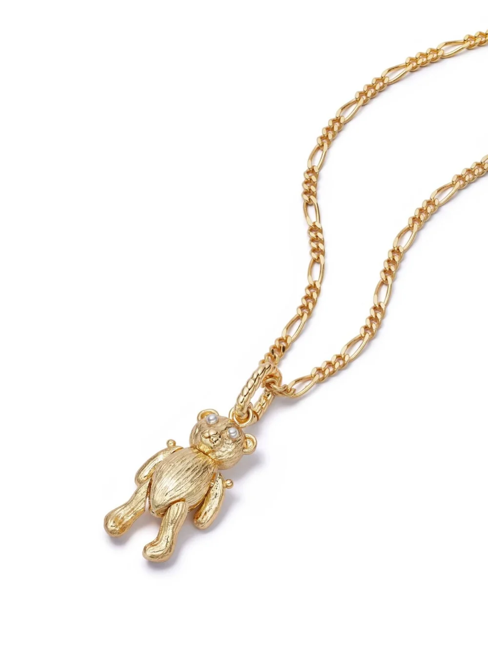 Daisy London Shrimps Teddy Bear Necklace 18ct Gold Plate