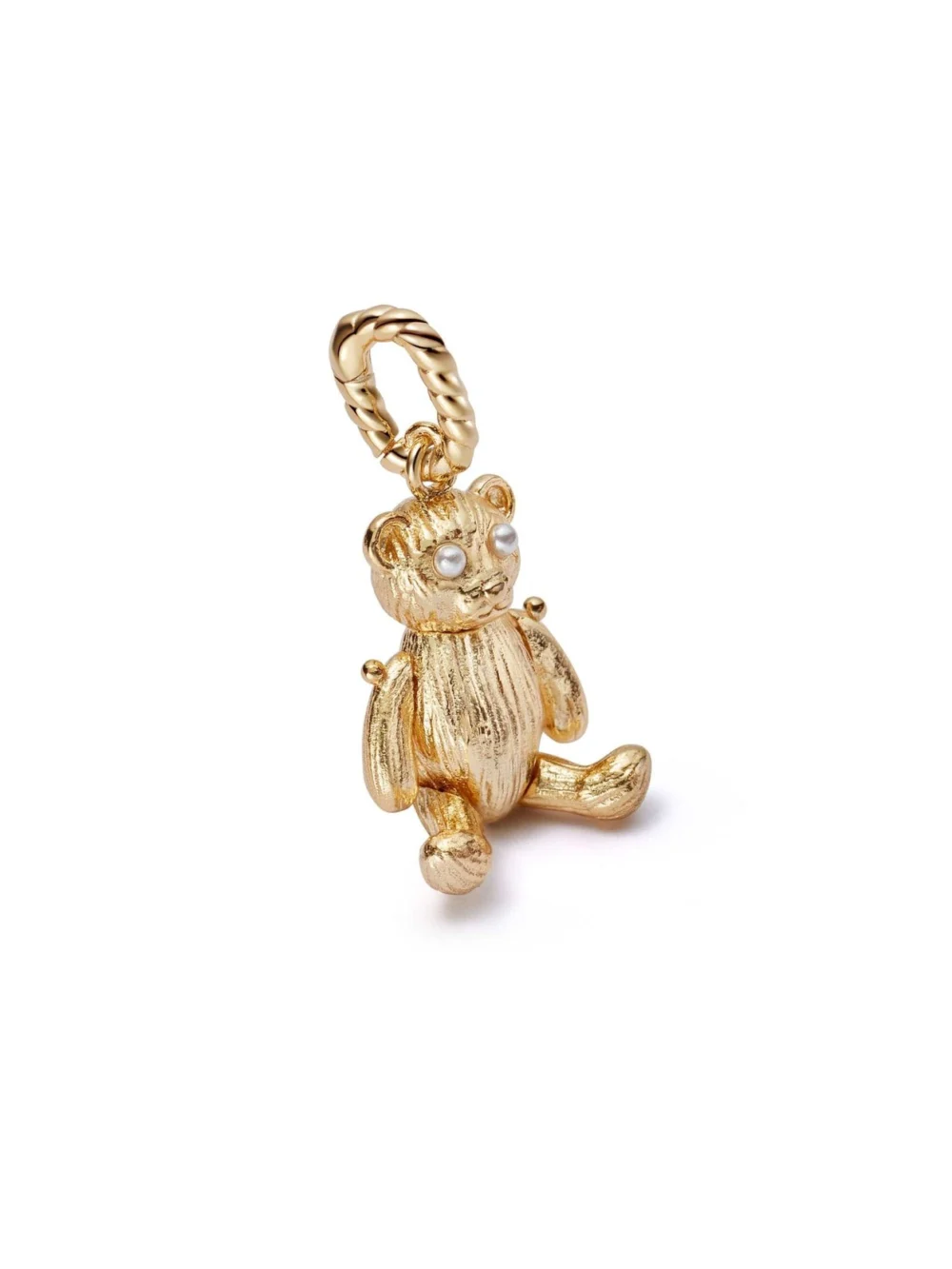 Daisy London Shrimps Teddy Bear Necklace 18ct Gold Plate, view 5