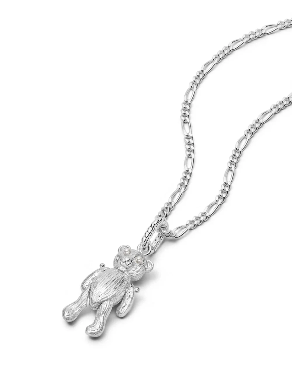 Daisy London Shrimps Teddy Bear Necklace Sterling Silver