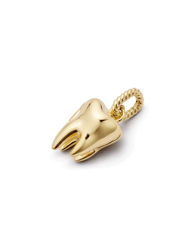 Daisy London Shrimps Tooth Locket Charm 18ct Gold Plate