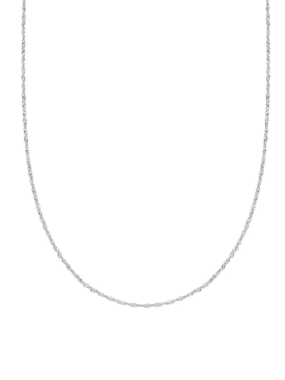 Daisy London Singapore Layering Chain Necklace Sterling Silver, view 5
