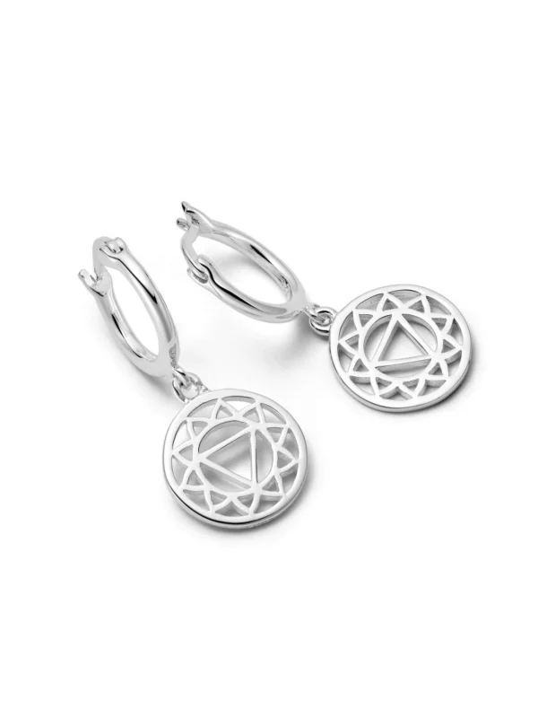 Daisy London Solar Plexus Chakra Earrings Sterling Silver