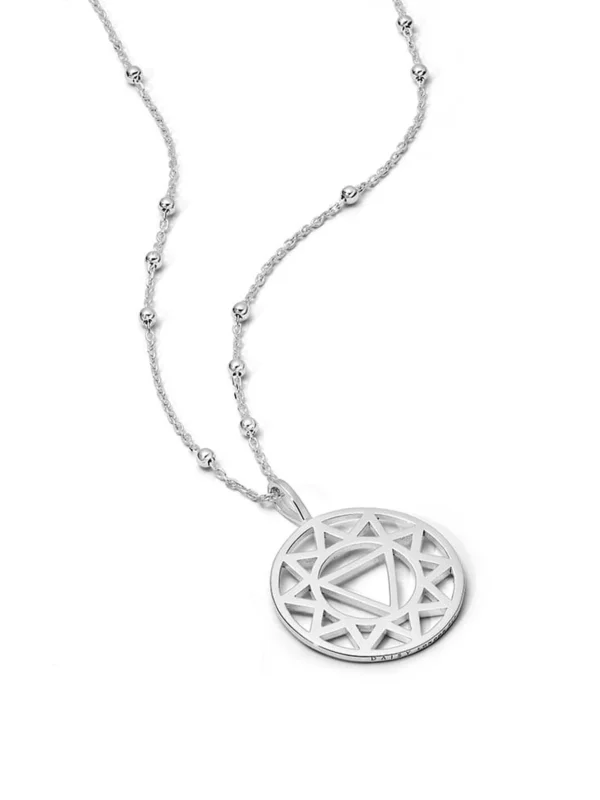 Daisy London Solar Plexus Chakra Necklace Sterling Silver