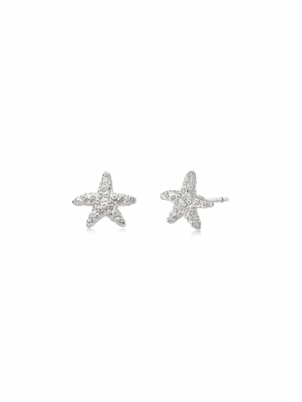 Daisy London Starfish Stud Earrings Sterling Silver