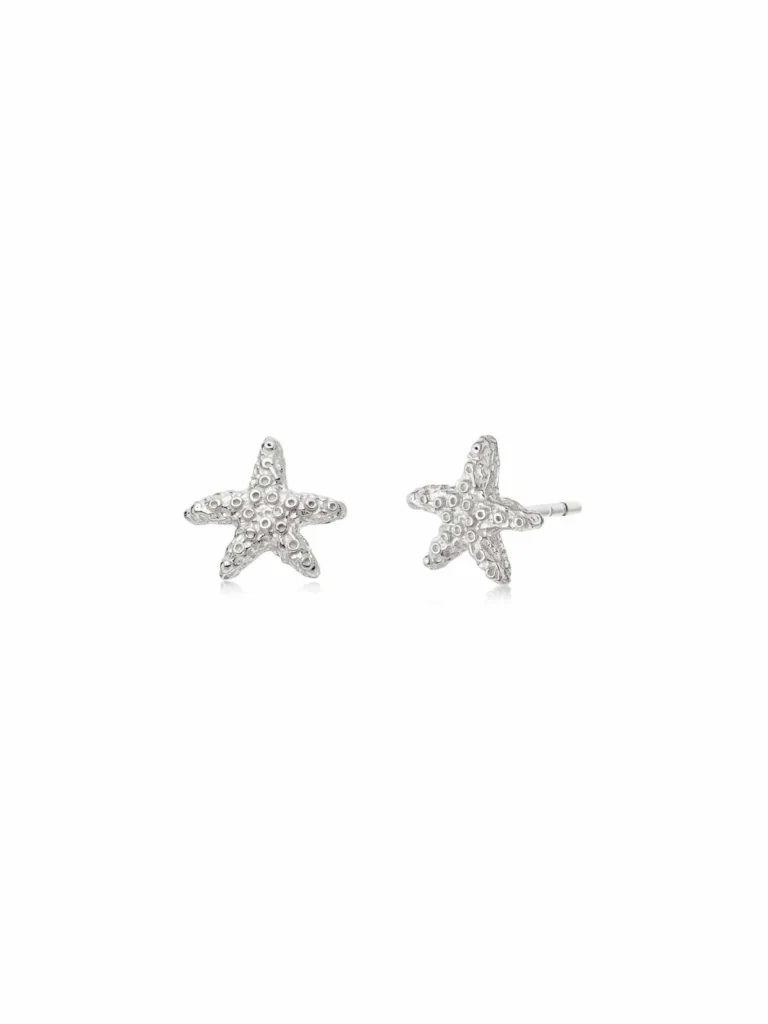 Daisy London Starfish Stud Earrings Sterling Silver