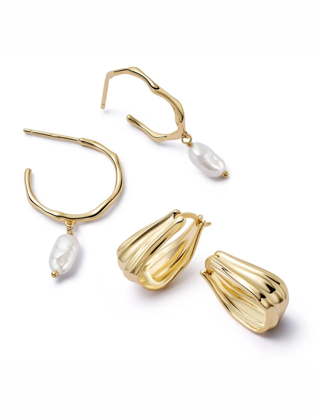 Daisy London Summer Icons Earrings Stack 18ct Gold Plate