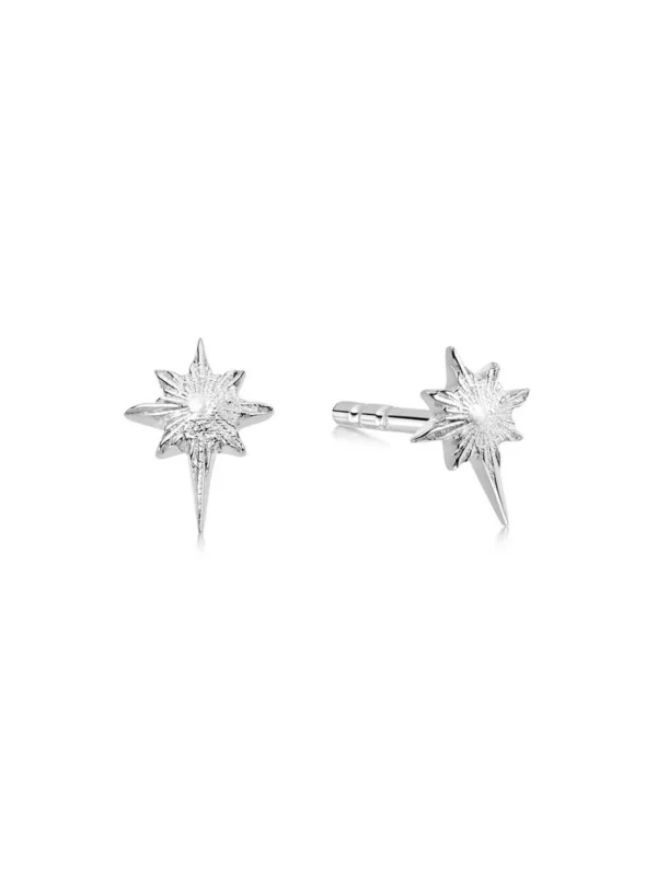 Daisy London Super Star Stud Earrings Sterling Silver