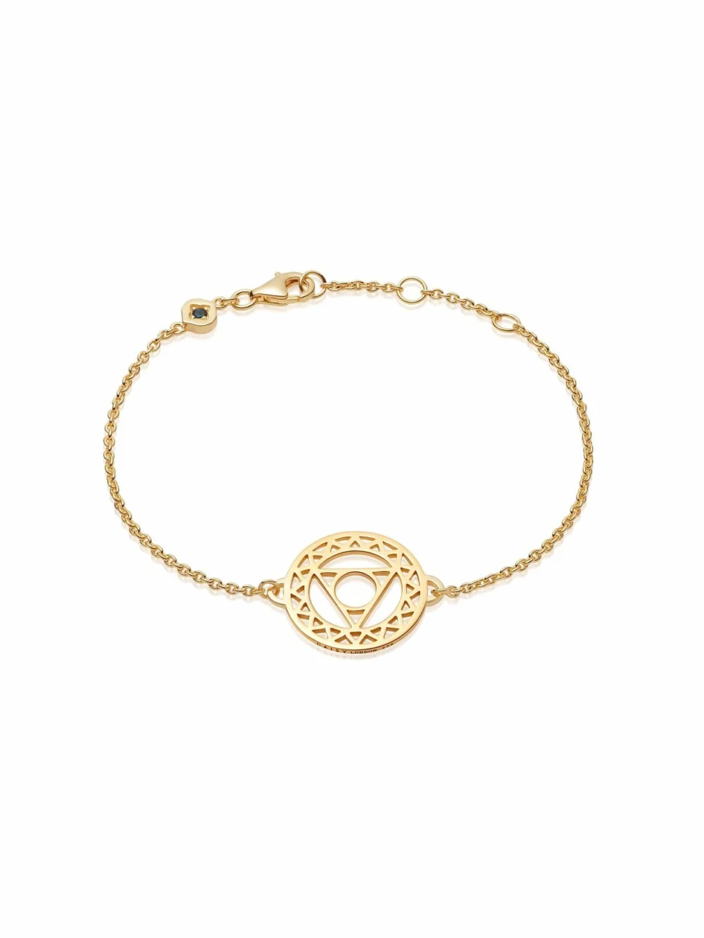 Daisy London Throat Chakra Chain Bracelet 18ct Gold Plate