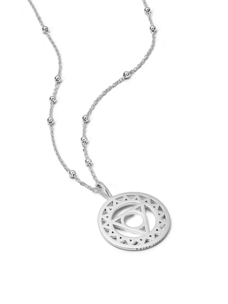 Daisy London Throat Chakra Necklace Sterling Silver