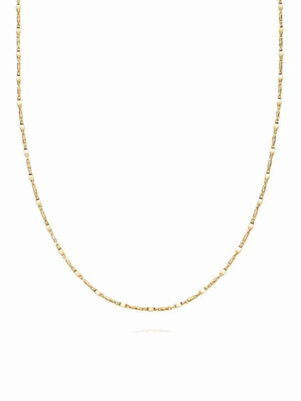 Daisy London Tidal Twist Chain Necklace 18ct Gold Plate