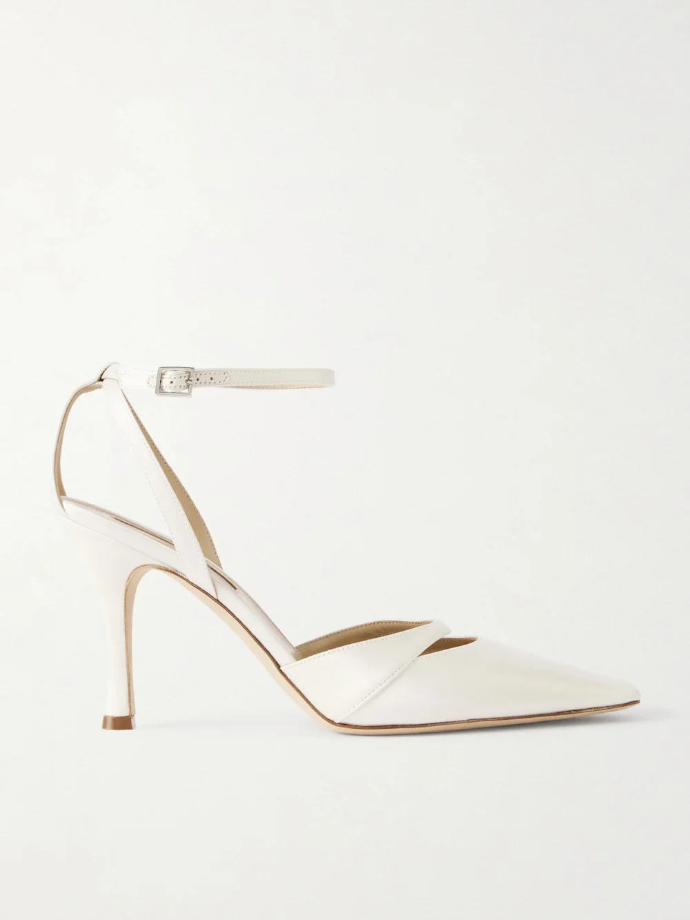 Danielle Frankel Josie Satin Pumps in ivory