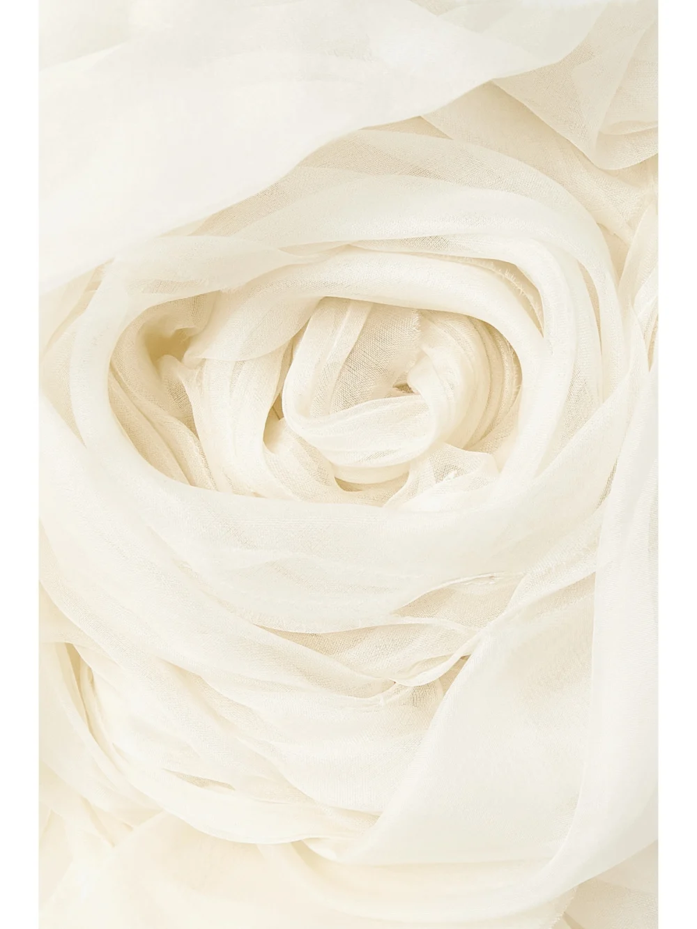 Close-up detail of the Danielle Frankel Lottie Strapless Appliquéd Silk-organza Mini Dress
