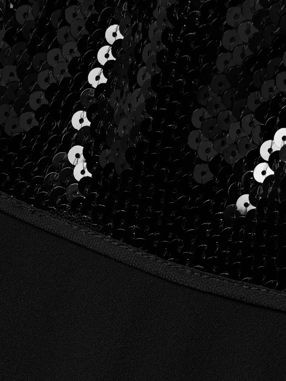 Close-up detail of the David Koma Cutout Sequin-embellished Cady Midi Dress