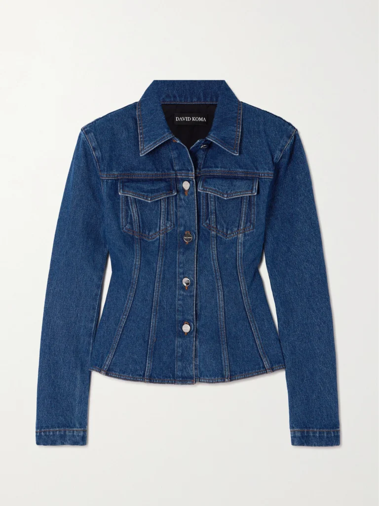 David Koma Paneled Denim Jacket