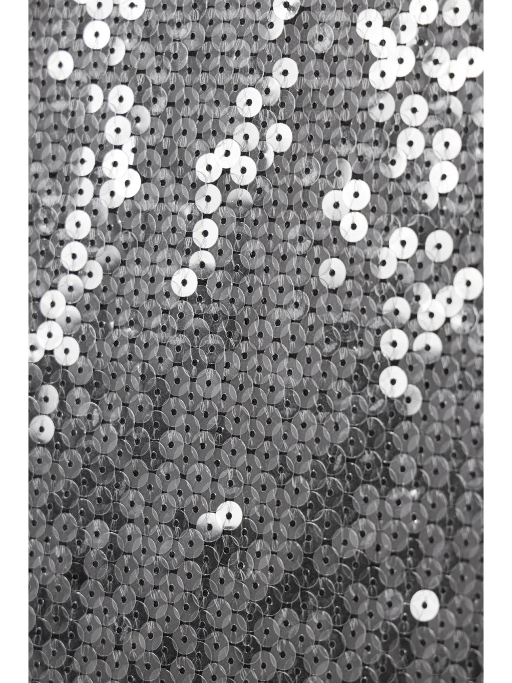 Close-up detail of the David Koma Sequined Tulle Midi Skirt