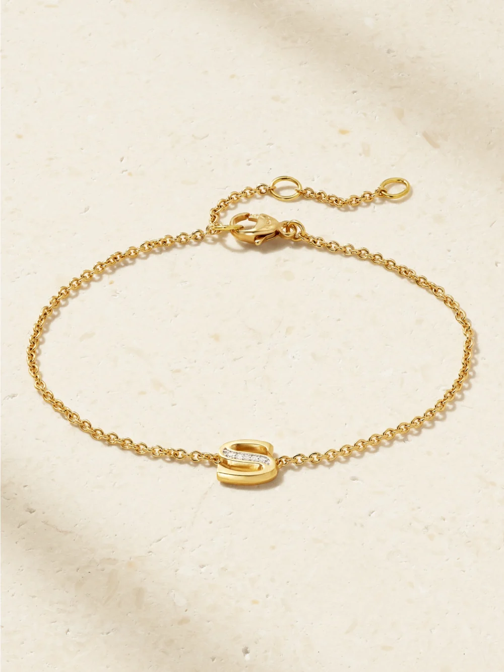 David Yurman 18-karat Gold and Diamonds Chain Bracelet in e
