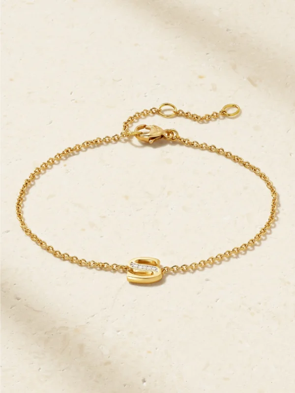 David Yurman 18-karat Gold and Diamonds Chain Bracelet
