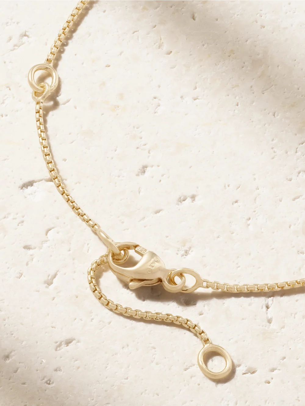 Back view of the David Yurman 18-karat Gold Diamond Necklace