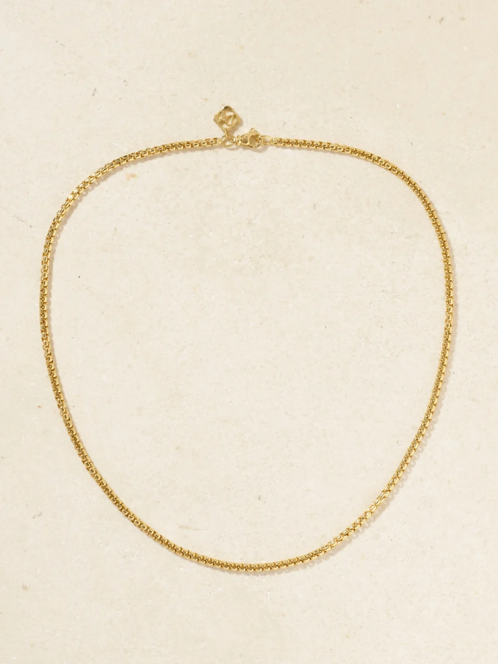 David Yurman Box Chain 18-karat Gold Necklace