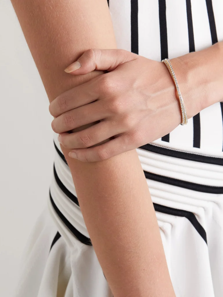David Yurman Crossover 18-karat Gold Diamond Bracelet