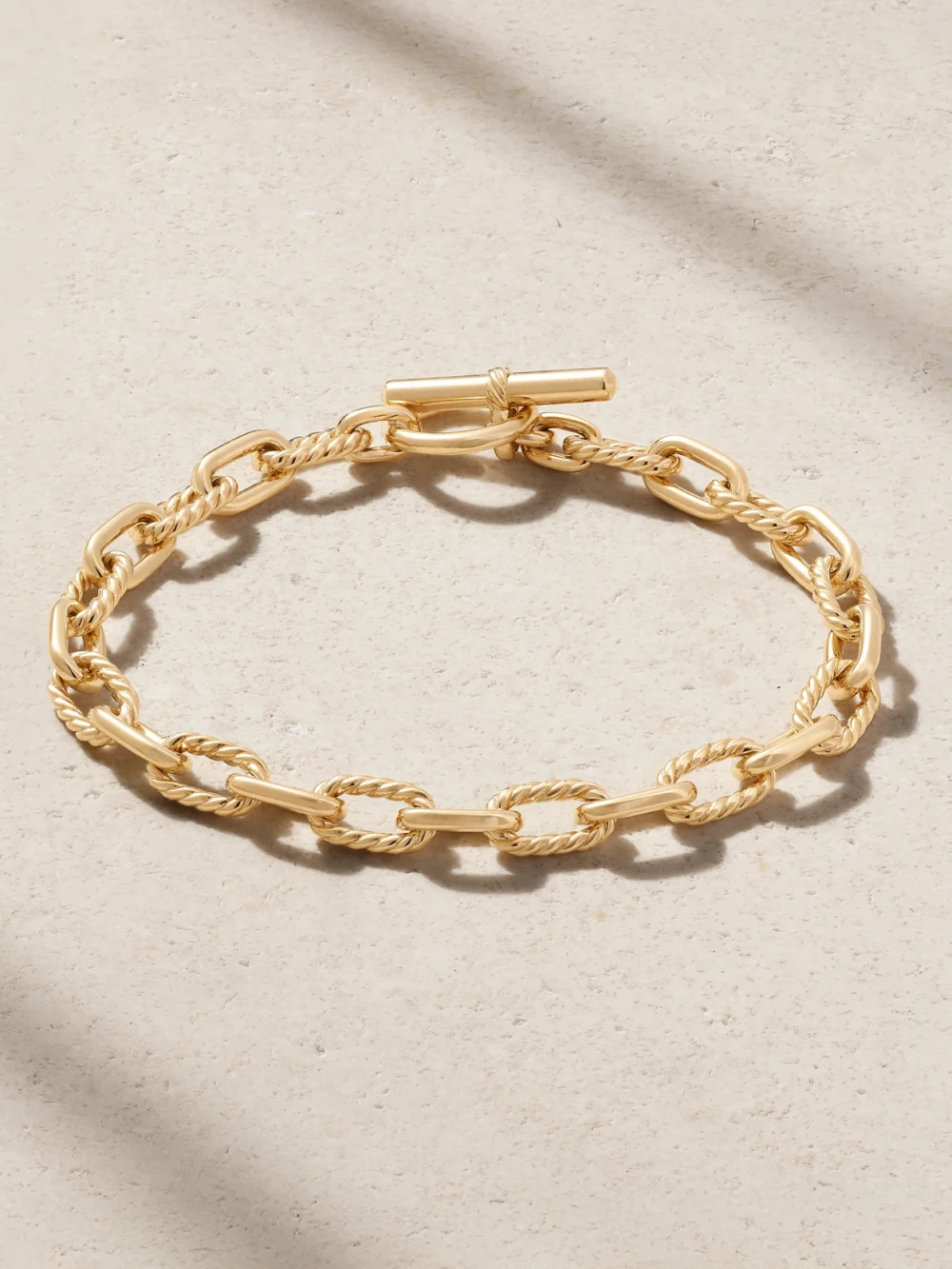 David Yurman Dy Madison® 18-karat Gold Bracelet in 19