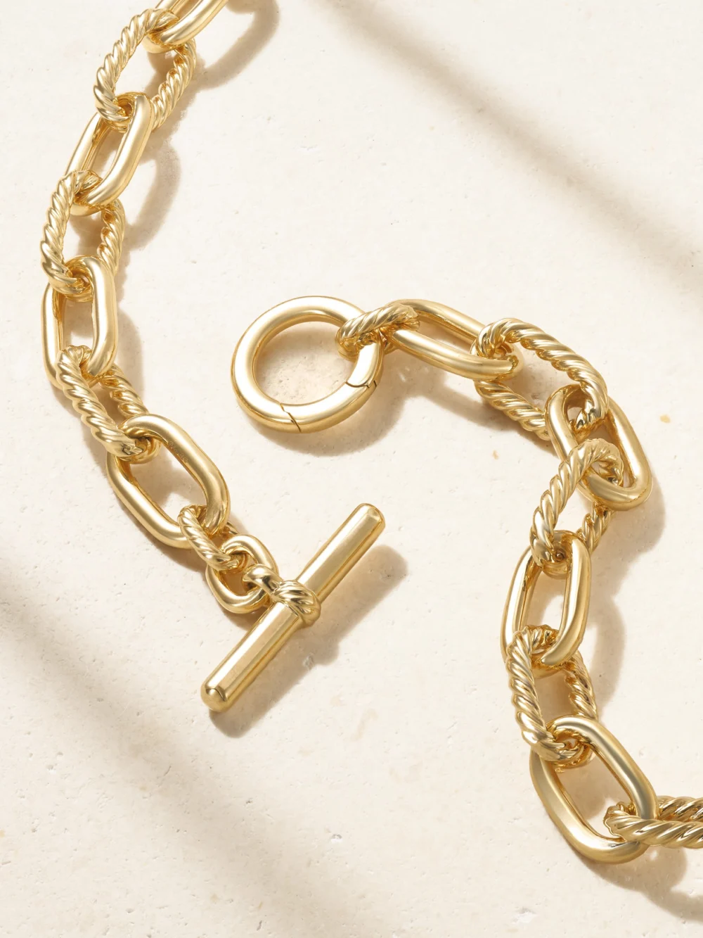 Back view of the David Yurman Madison 18-karat Gold Necklace