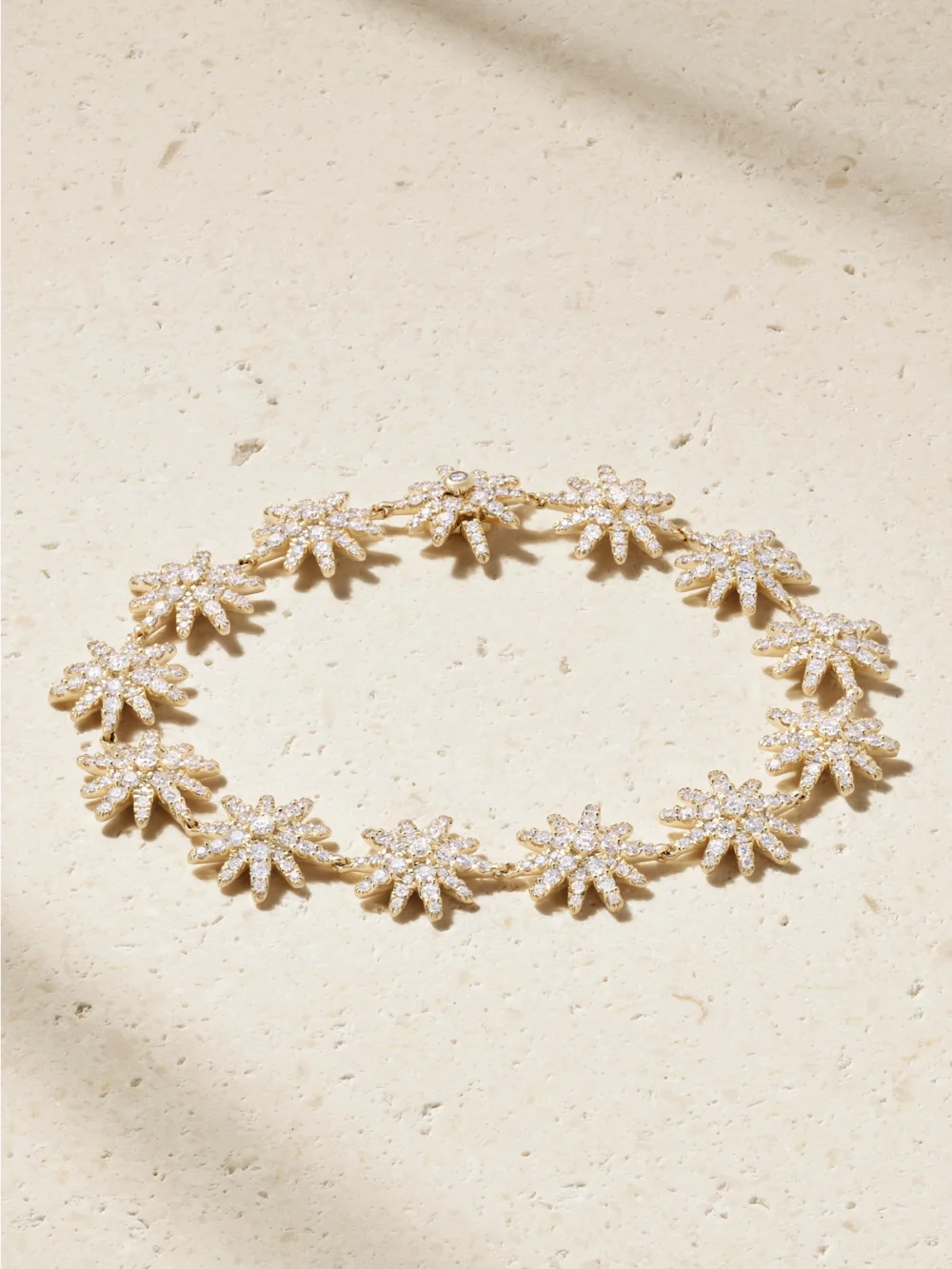 David Yurman Starburst 18-karat Gold Diamond Bracelet in m