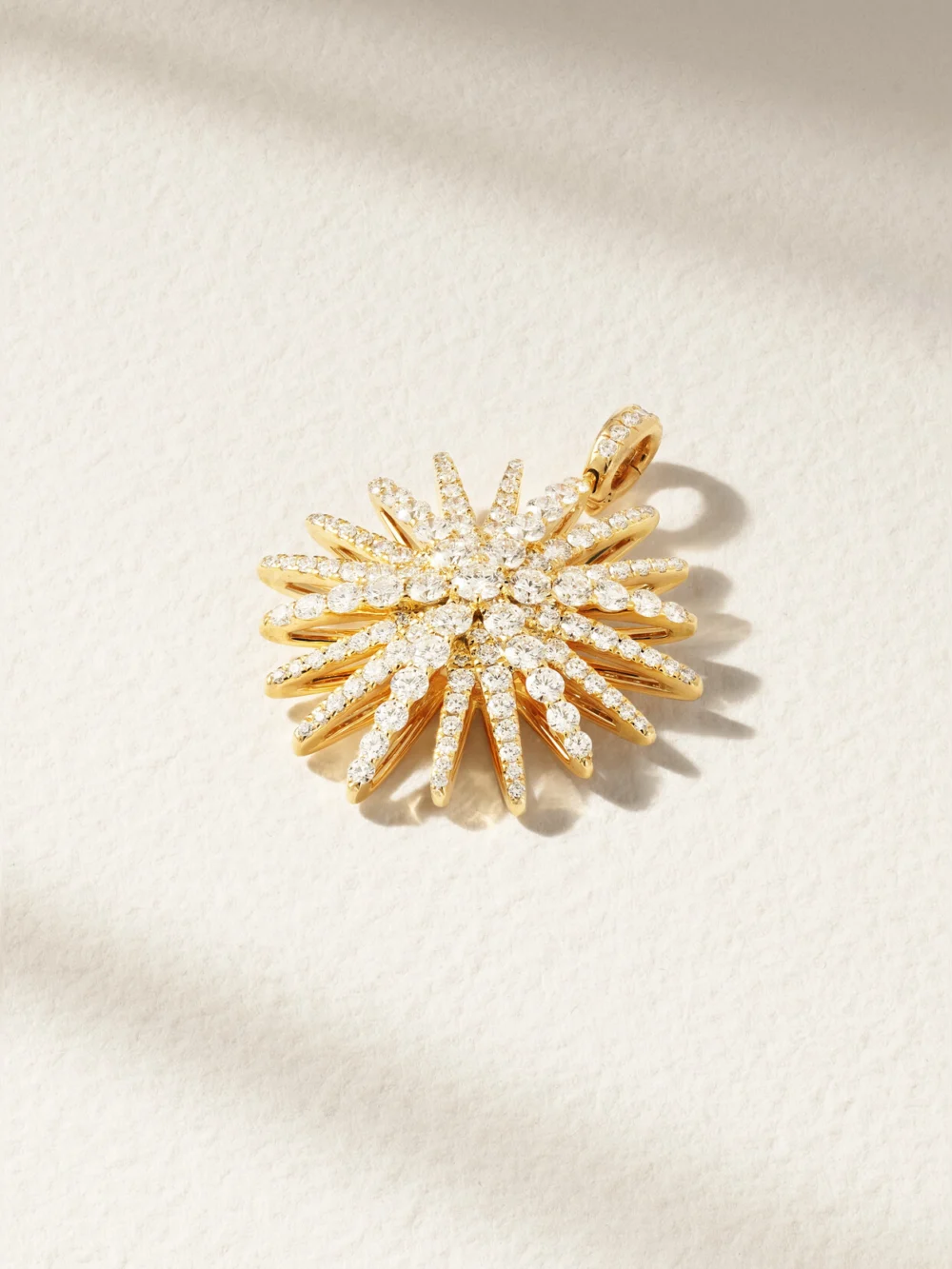David Yurman Starburst Xl 18-karat Gold Diamond Pendant