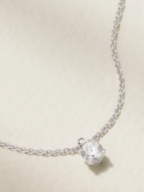 De Beers London Classic Platinum Diamond Necklace