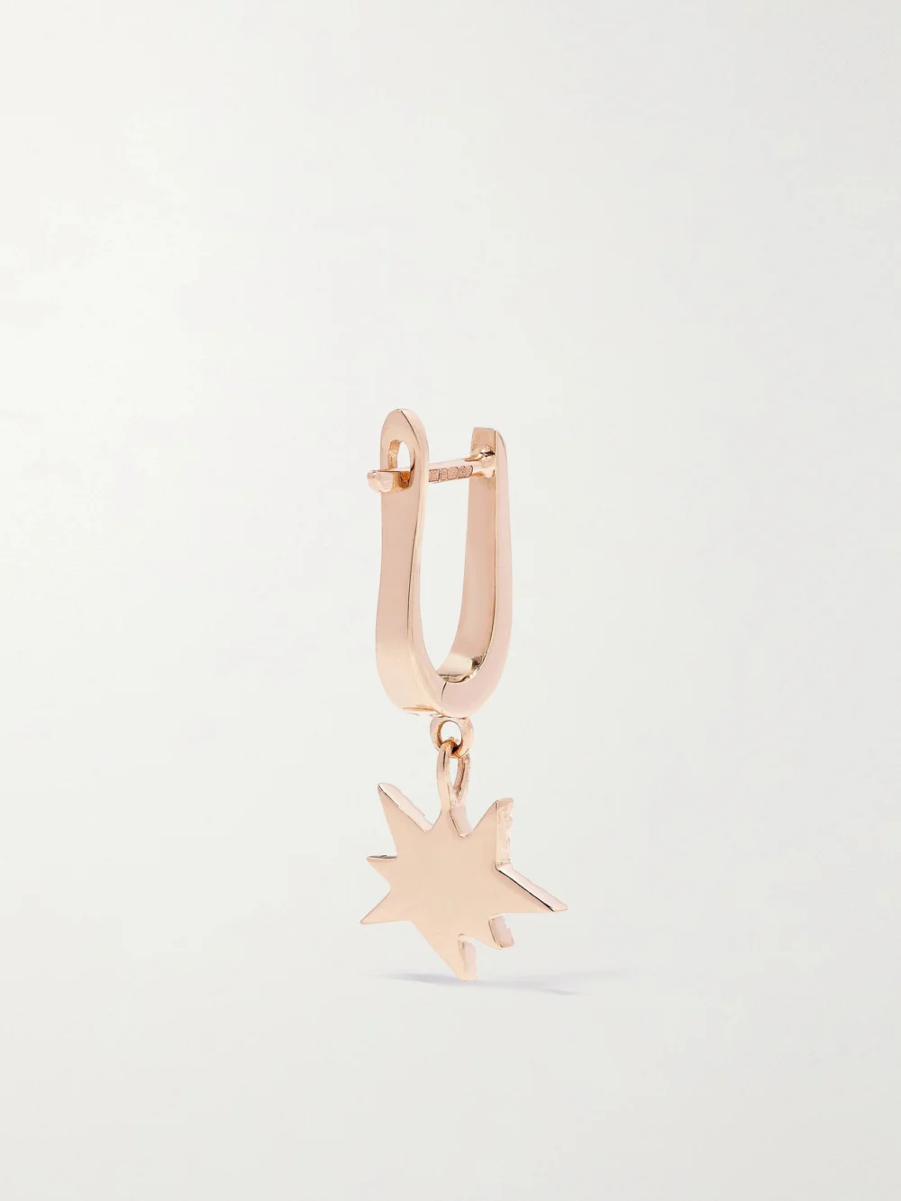 Back view of the Diane Kordas 18-karat Rose Gold Diamond Single Earring