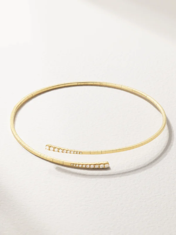 Diane Kordas 9-karat Gold Diamond Arm Cuff