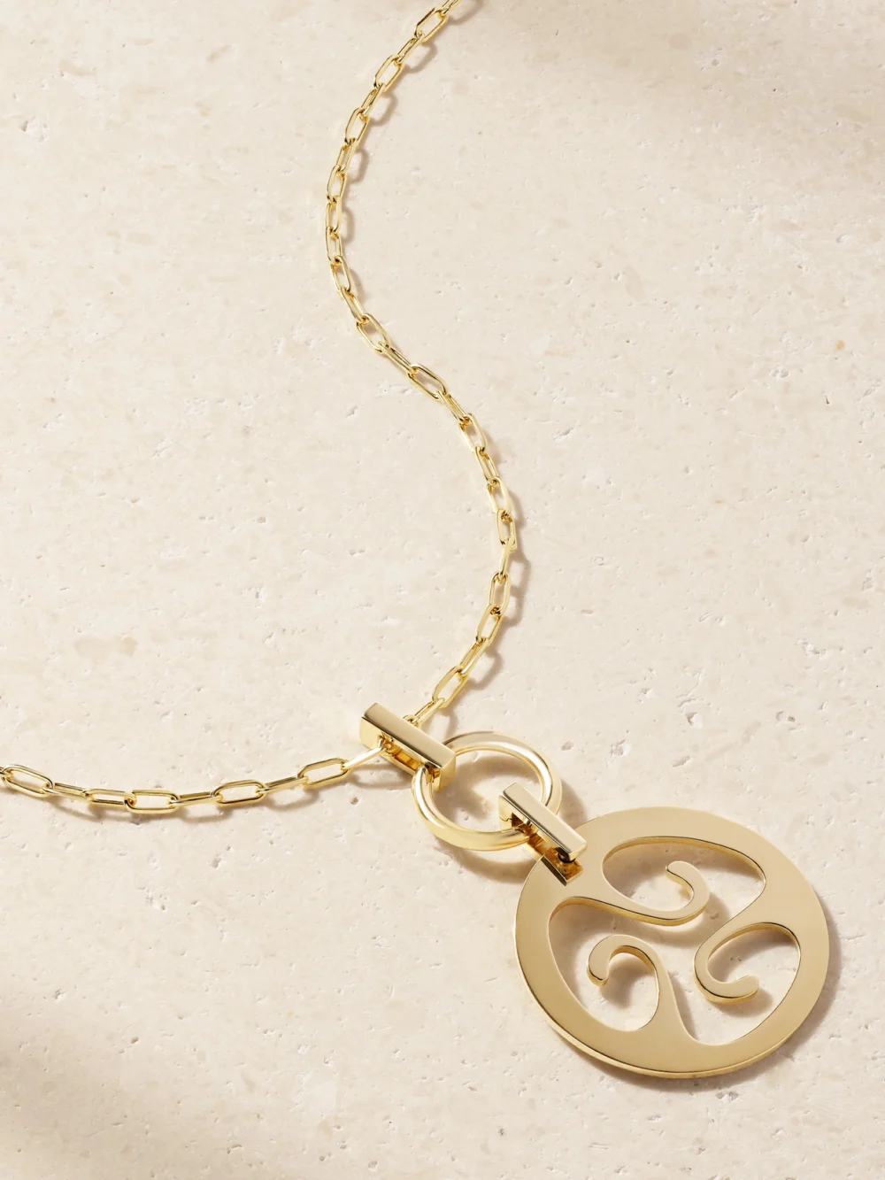 Diane Kordas Trippy Nomad 14-karat Gold Pendant Necklace