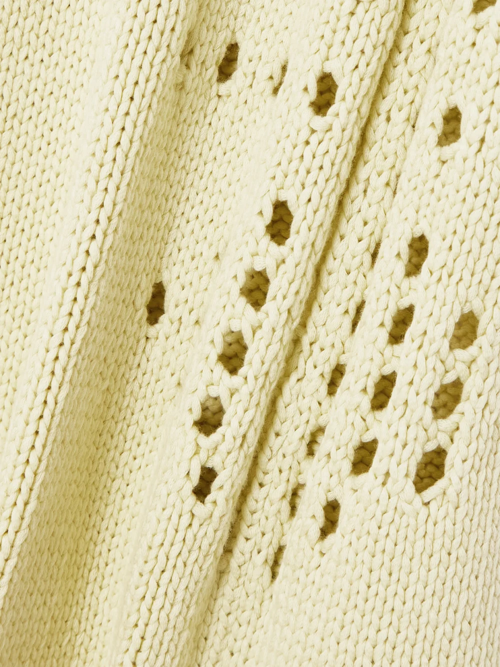 Close-up detail of the Diotima Mavis Strapless Pointelle-knit Cotton-blend Maxi Dress