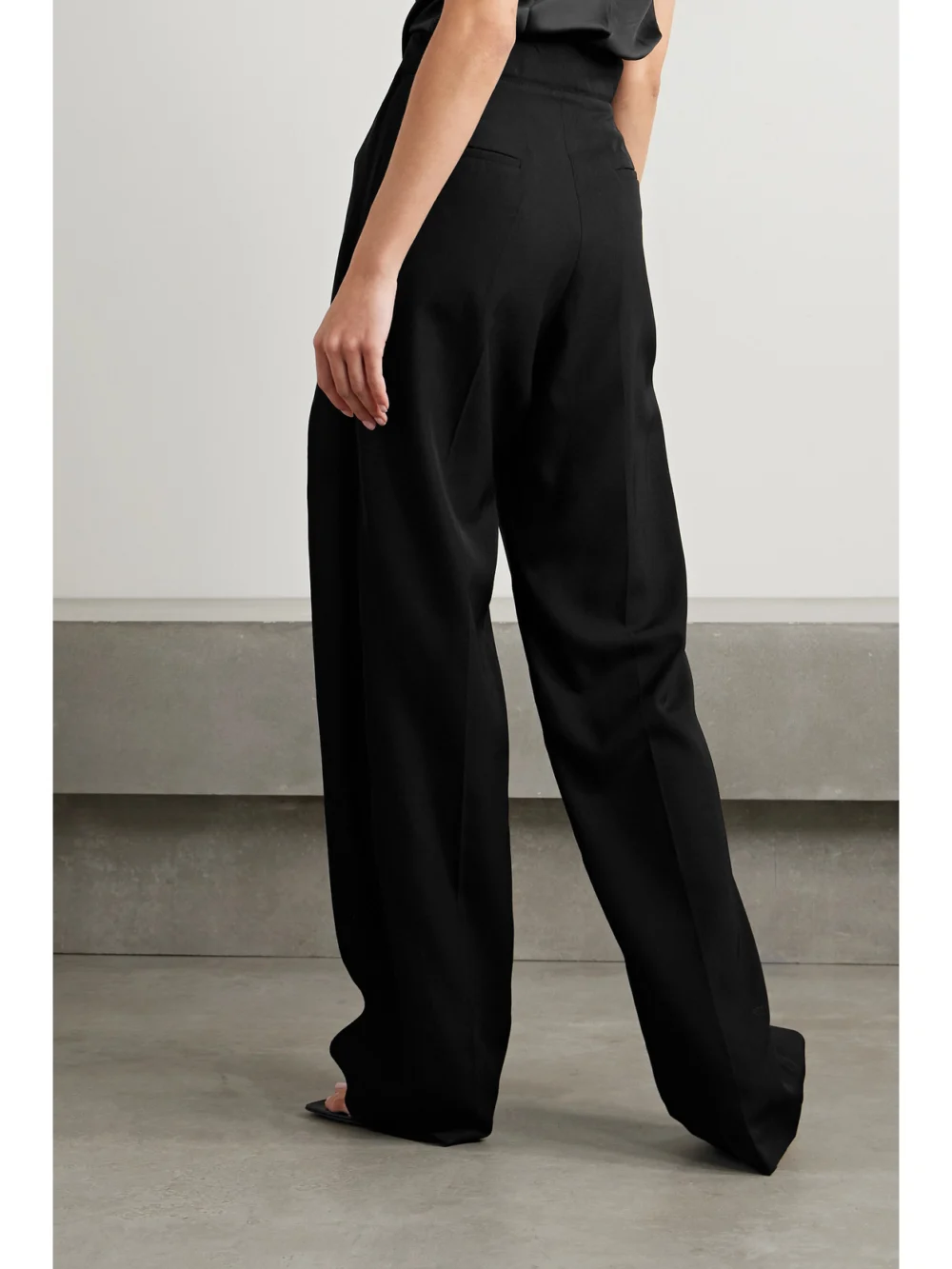 Back view of the Diotima Stona Paneled Twill Straight-leg Pants