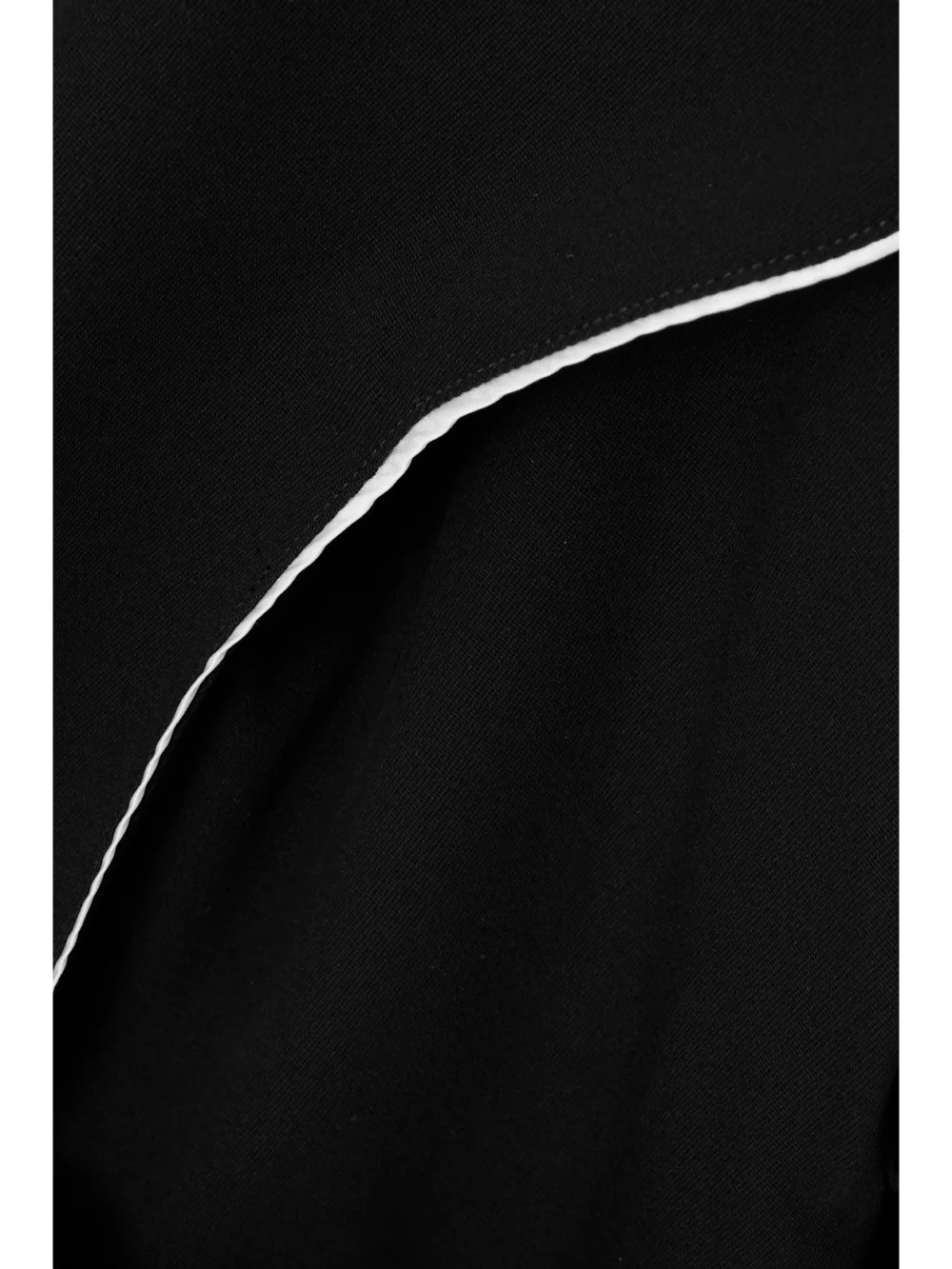Close-up detail of the Dolce & Gabbana Belted Stretch-wool Jacket