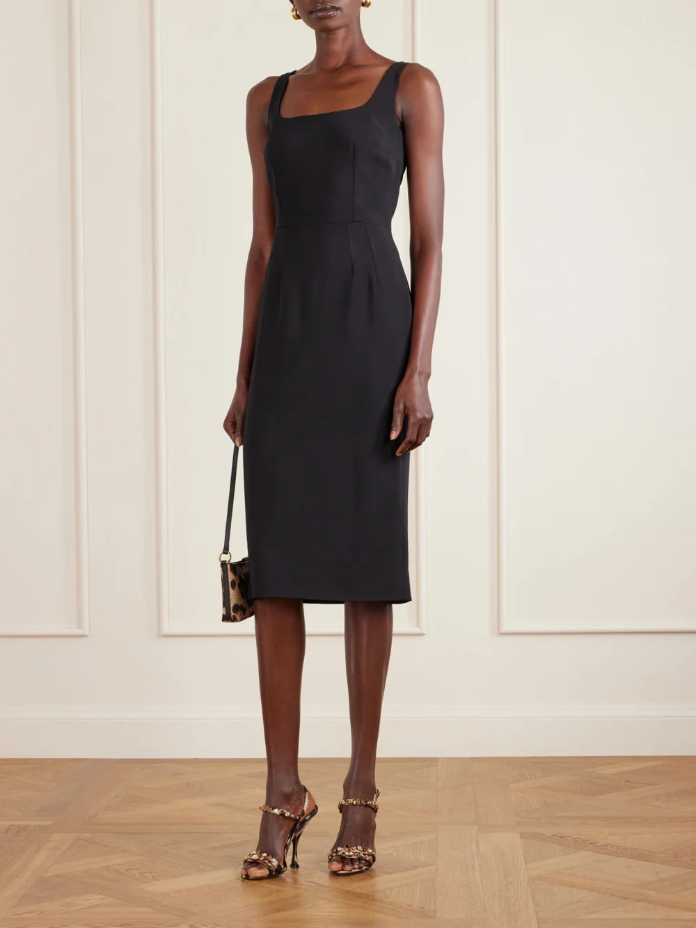Dolce & Gabbana Cady Midi Dress, worn by a model