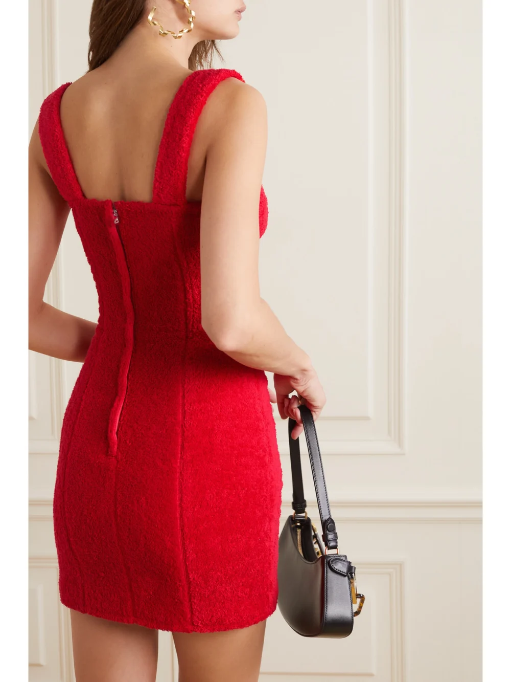 Back view of the Dolce & Gabbana Cotton-terry Mini Dress
