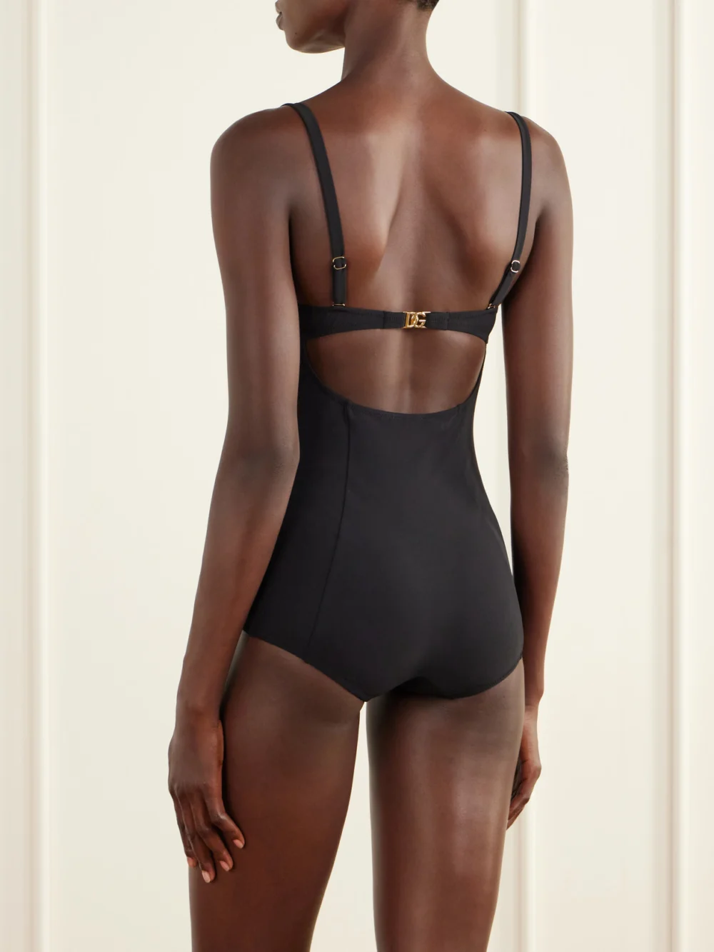 Back view of the Dolce & Gabbana Cutout Underwired Swimsuit