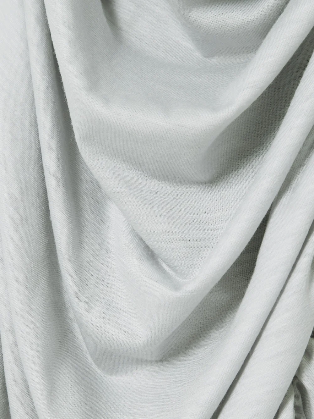 Close-up detail of the Dolce & Gabbana Draped Wool-jersey Mini Dress