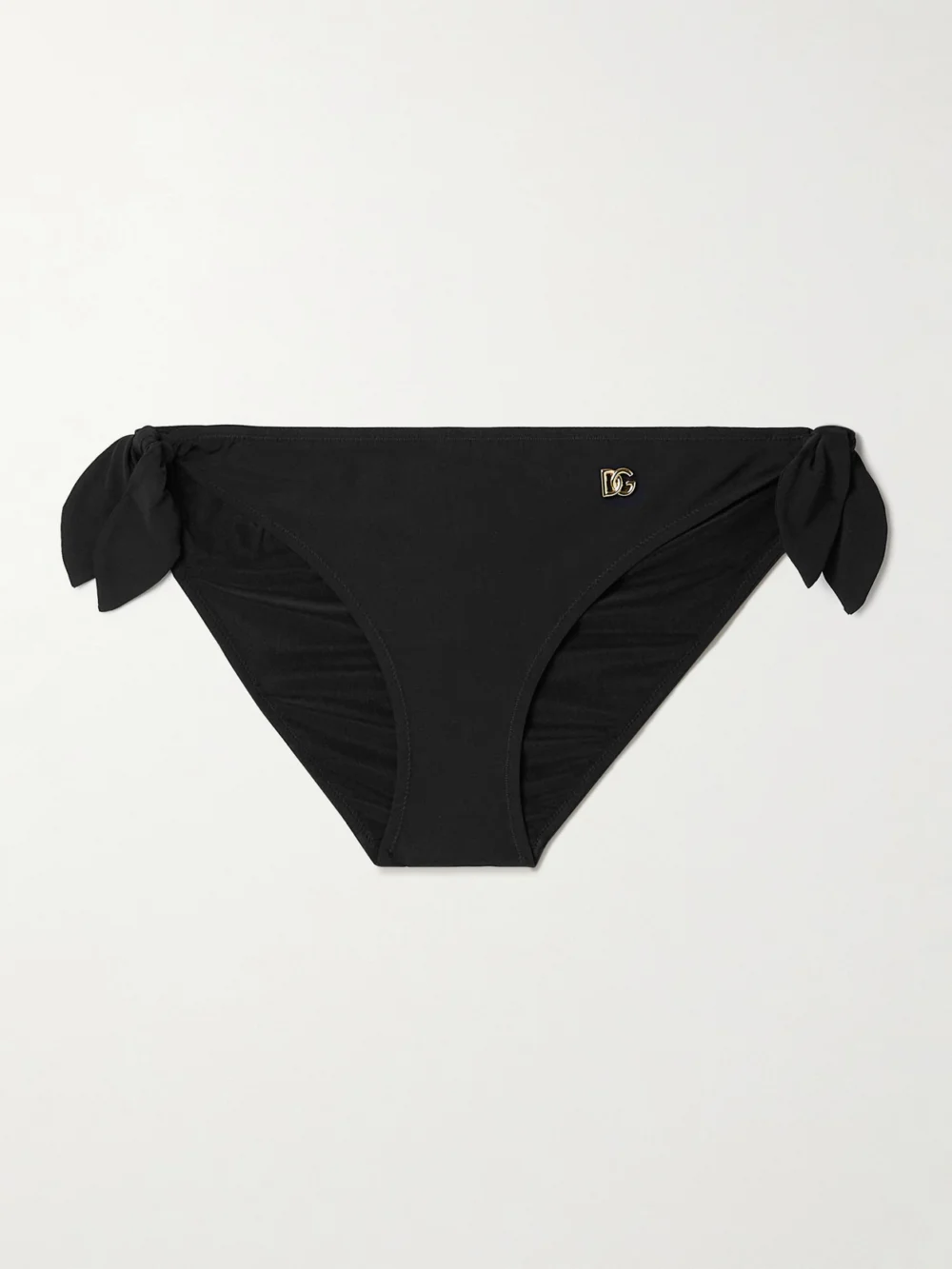 Dolce & Gabbana Embellished Bikini Briefs in black