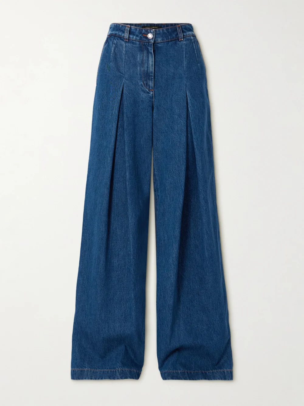 Dolce & Gabbana High-rise Wide-leg Jeans in blue