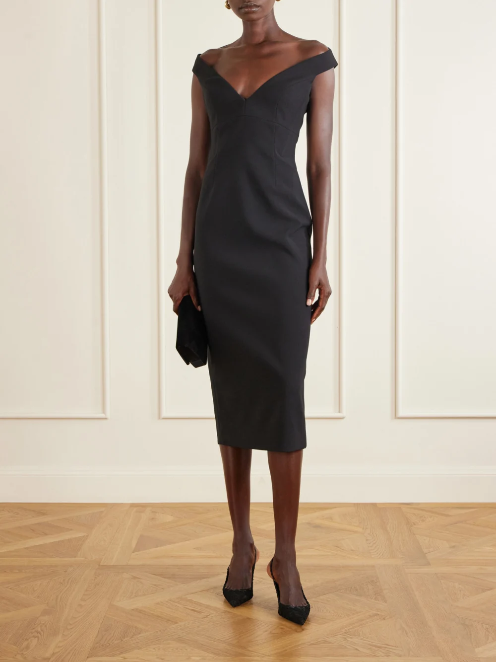 Dolce & Gabbana Logo-detailed Patent Leather-trimmed Lace Slingback Pumps, styled view