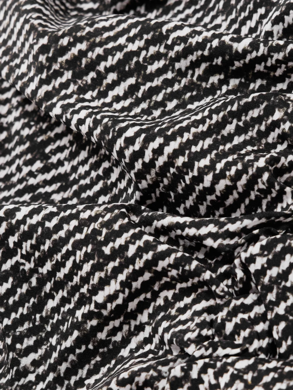 Close-up detail of the Dolce & Gabbana Off-the-shoulder Gathered Printed Silk-blend Midi Dress