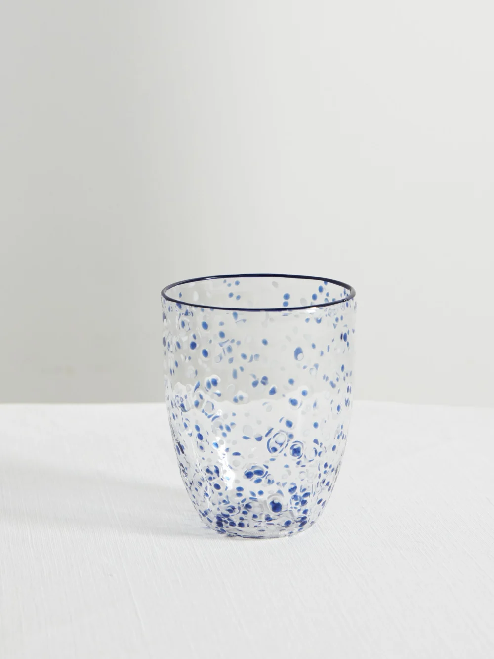 Dolce & Gabbana Painted Water Glass in blue