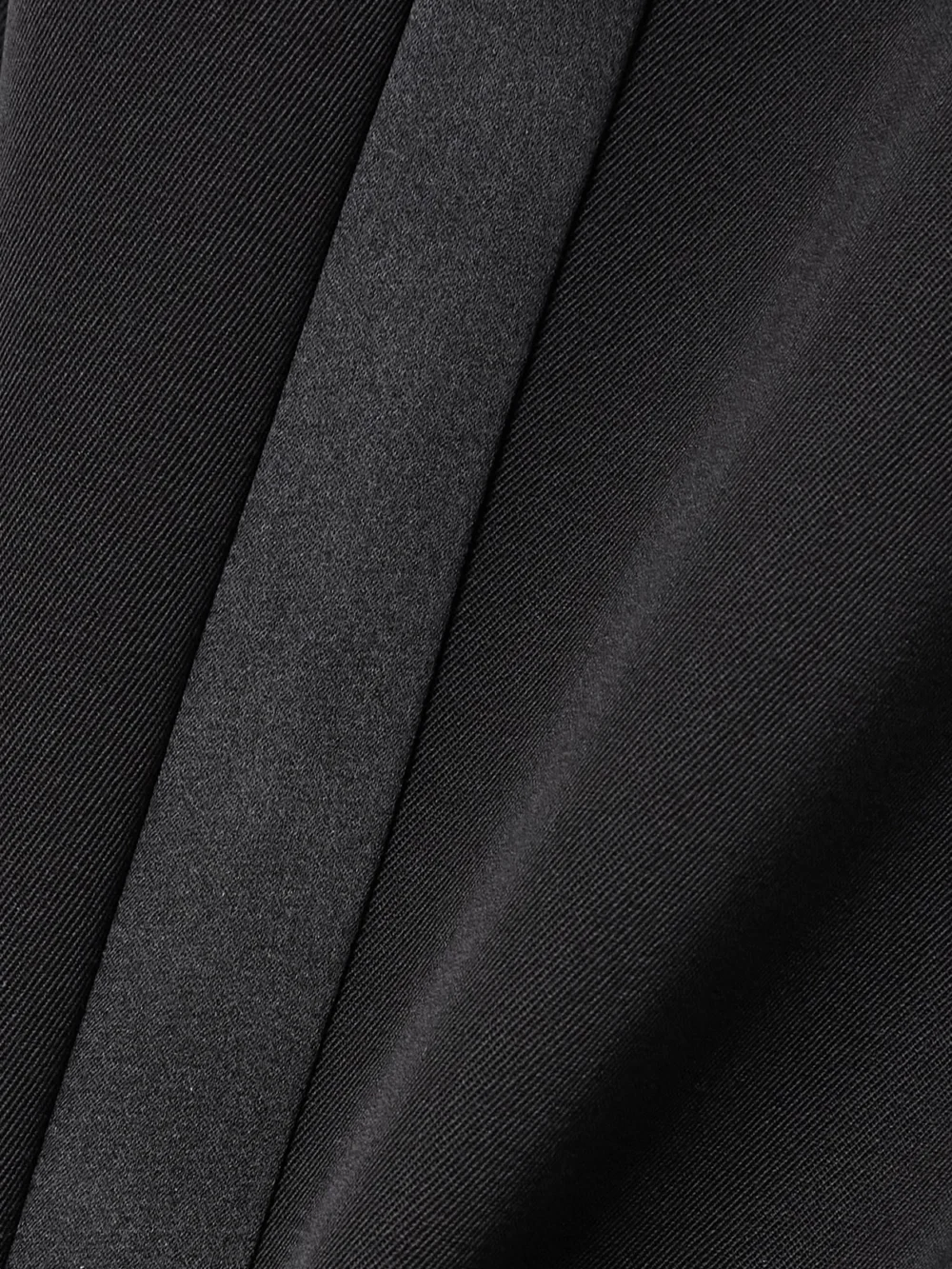 Close-up detail of the Dolce & Gabbana Pleated Wool-blend Gabardine Straight-leg Pants